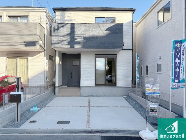 八幡市橋本平野山　第8期　新築一戸建ての外観|安心の10年保証！外観を美しく保ち、雨水で汚れを落とします！気になることがありましたら、お気軽にお問い合わせください！