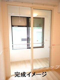 広島市安佐北区可部３丁目のアパートのバルコニー|便利なサンルーム