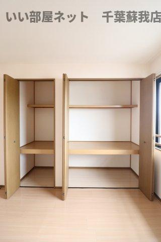 ロイヤルハウス　Ａの収納|専用の収納スペースです