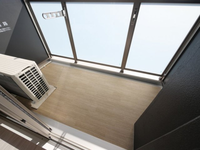 【バルコニー】 | セレニテ夕陽丘エクラ | 落ち着いた時間を過ごせるバルコニーです