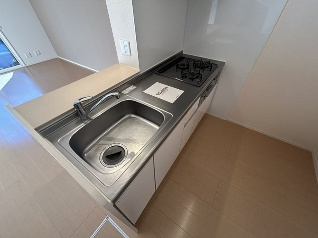高崎市上大類町のアパートのキッチン
