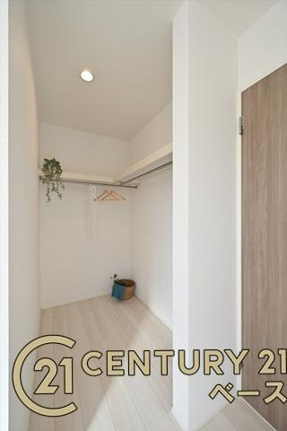 天理市永原町の新築一戸建の収納|■現地撮影写真■和室にも収納スペース完備！