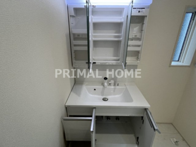 【独立洗面台】 | 神大寺4丁目新築戸建て | 洗面台収納