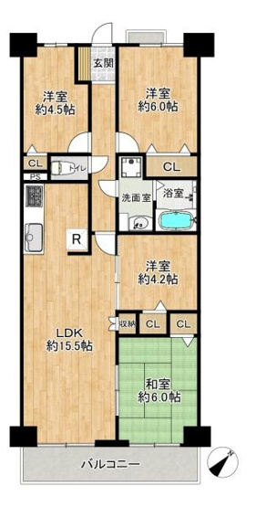 【間取り】 | 朝霧パーク・ホームズ