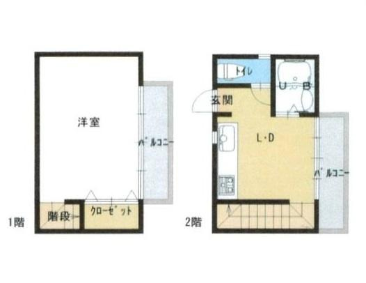 和歌山市加太　中古戸建の間取り