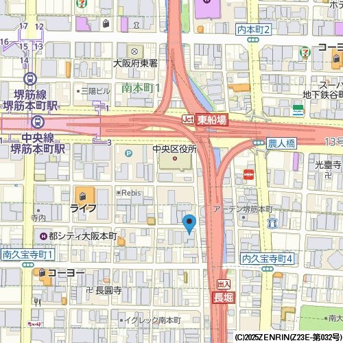 アプリーレ堺筋本町の地図