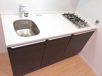 アプリーレ堺筋本町のキッチン