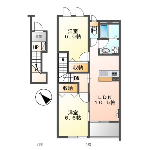ウィステリア・リッシュの間取り