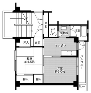 【間取り】 | ビレッジハウス高屋1号棟