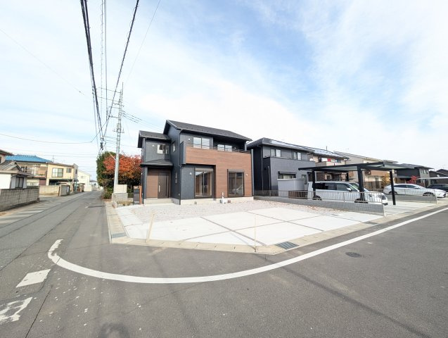 【前面道路含む現地写真】 | ブルーミングガーデン前橋市江田町ー① | ​東小学校まで約1Km！