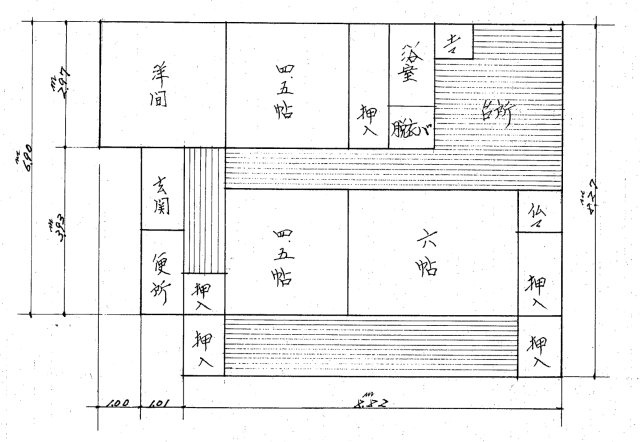 古宮アンティークな家の間取り