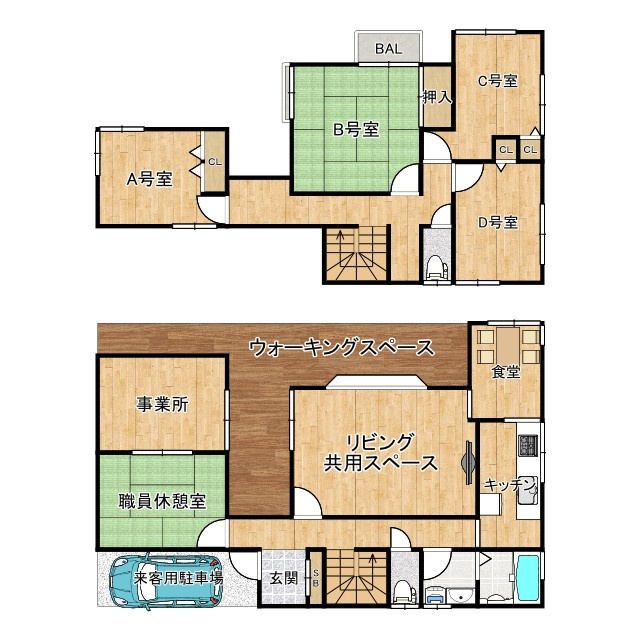 グループリビング柏の葉の間取り