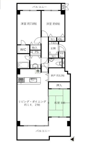 【間取り】の画像