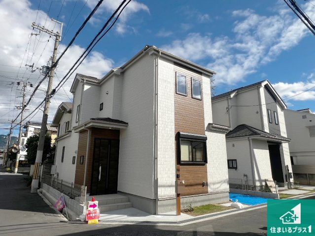 八尾市堤町　新築一戸建ての外観|お客様に長く安心して住んでいだだける事にこだわった家づくり！住んでからのアフターサービスにもしっかりと取り組んでいます！