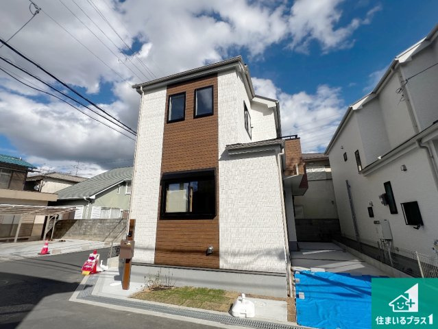 八尾市堤町　新築一戸建ての外観|お客様に長く安心して住んでいだだける事にこだわった家づくり！住んでからのアフターサービスにもしっかりと取り組んでいます！