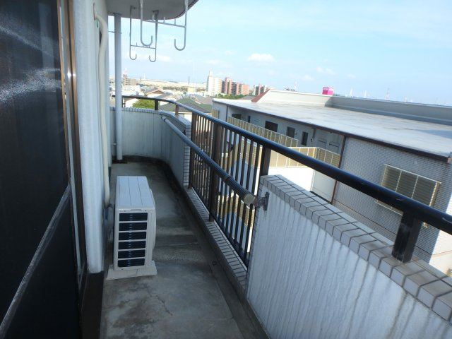 ユートピアタウン北館のバルコニー