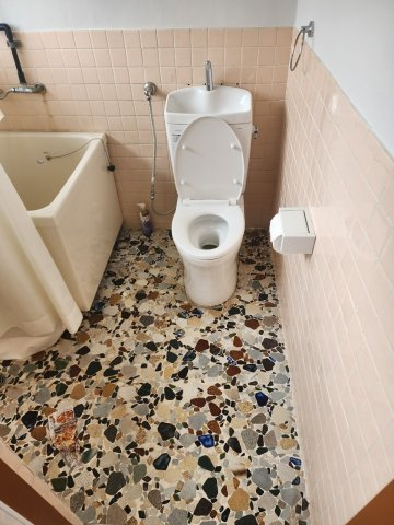 清潔感のあるトイレです
