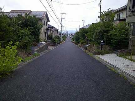 矢野南3丁目の前面道路含む現地写真