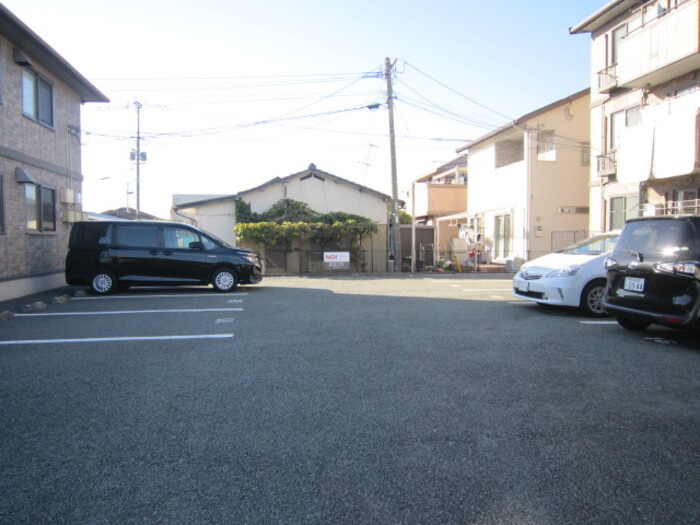 熊本市南区島町２丁目のアパートの駐車場