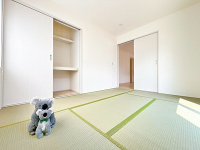 【和室】 | 前橋市青柳町　新築住宅 | 来客時の客間やお子様のお昼寝など多用途にお使いいただける和室です。