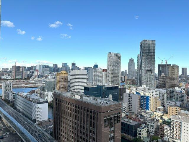 ＴＨＥ　ＴＯＫＹＯ　ＴＯＷＥＲＳ　ＳＥＡ　ＴＯＷＥＲの展望|北西向き、元築地市場の開発を一望できます 