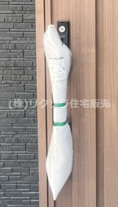 大峰元町２丁目　未入居一戸建ての防犯設備|ツーシリンダー錠
■物件内覧・資金計画相談・住宅ローン相談、リフォーム相談、お問合せ受付中■
※当日・翌日のご内覧、ご相談はお電話でのお問合せがスムーズです！