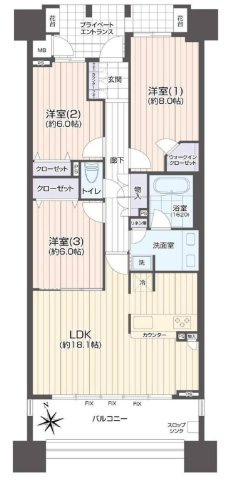 西東京市谷戸町２丁目の中古マンション