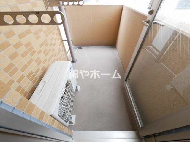 クレアート難波南イービスのバルコニー|陽当たり良好なバルコニーです