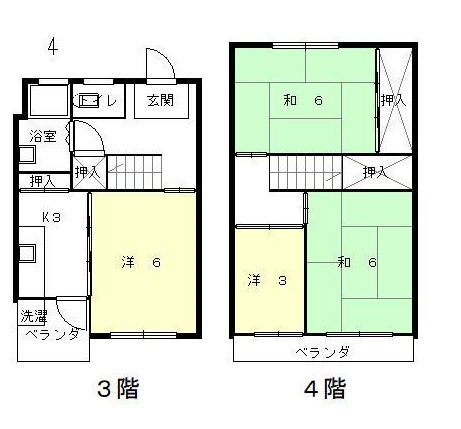 京口団地1号館の間取り