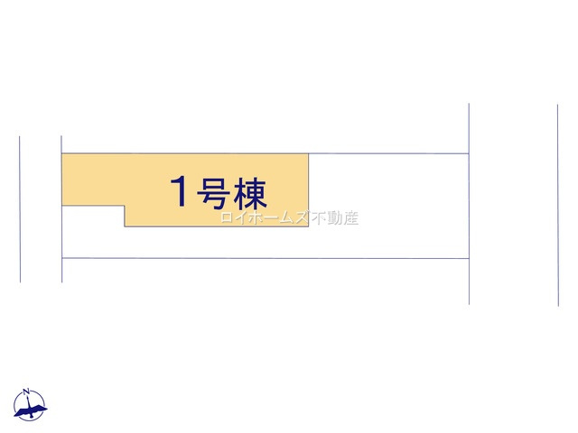 【区画図】 | 海部郡大治町大字八ツ屋字西田面58-1『仲介料無料』新築戸建て | 1号棟
