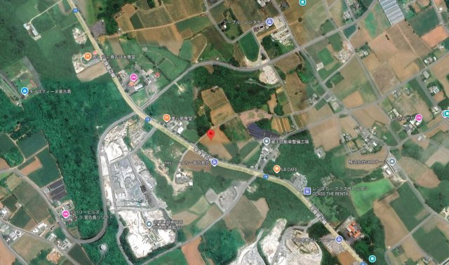 平良字西里1881-1、1880-4の地図