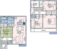武蔵村山市残堀５丁目新築　５号棟の画像