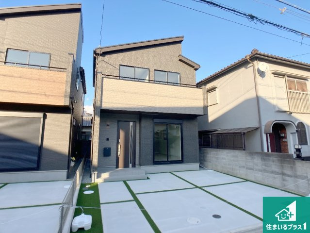 明石市西明石町　新築一戸建ての外観|お客様に長く安心して住んでいだだける事にこだわった家づくり！住んでからのアフターサービスにもしっかりと取り組んでいます！