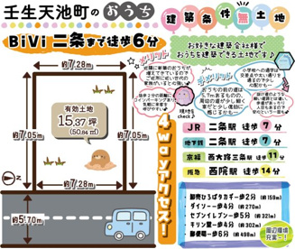 壬生天池町　条件無土地の画像