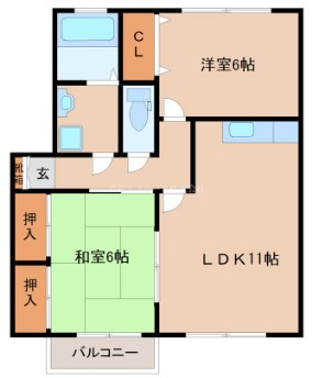 ピュアドーム２の間取り