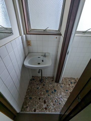 五軒邸マンションの洗面所