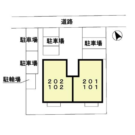 ウエストコートの区画図