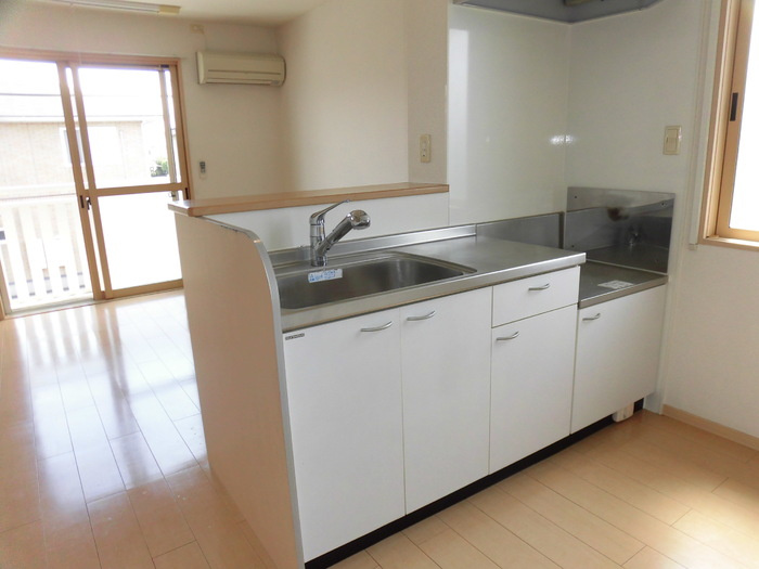 フルール・ド・シャモニ Ｃ棟のキッチン|Ｃ207 対面キッチン