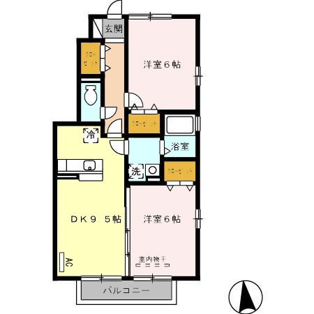 グランモアTOJIKIの間取り