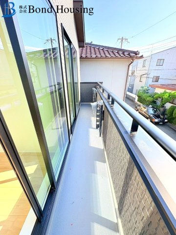 「西明石駅まで平坦」「SICあり」西明石町 全2棟B号棟のバルコニー