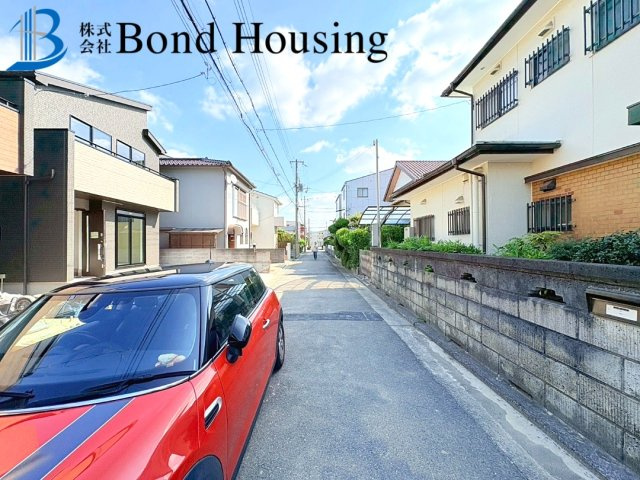 「西明石駅まで平坦」「SICあり」西明石町 全2棟B号棟の前面道路含む現地写真