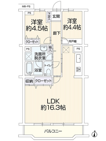 【間取り】 | □■扶桑ハイツ平塚総合公園■□