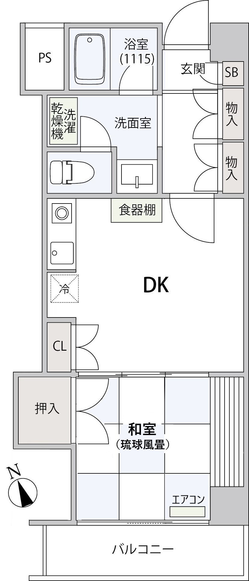 コンフォート文京小石川の間取り