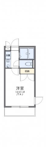 西宮市山口町上山口２丁目の賃貸マンションの間取り