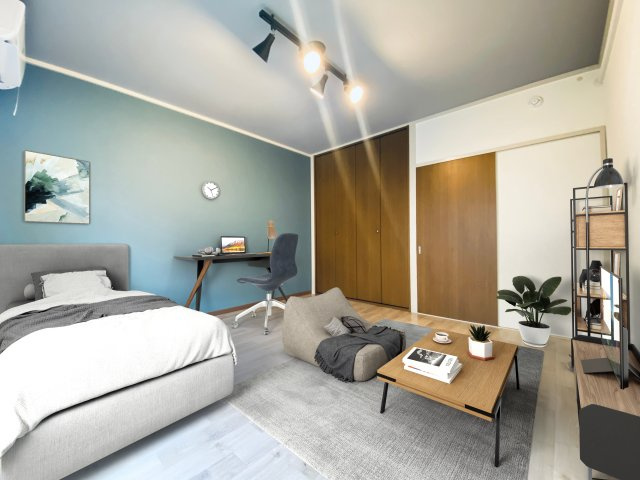 サンハイツつくばねの居間・リビング|こちらの居間で趣味の時間をお楽しみください