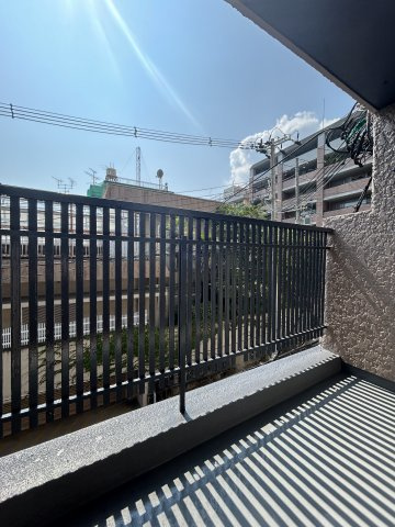 清山荘のバルコニー