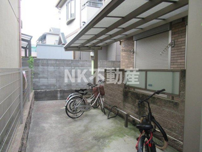 【その他共用部分】 | HAPPINESS 30(ハピネスサーティー）（瓢箪山賃貸） | 駐輪場です