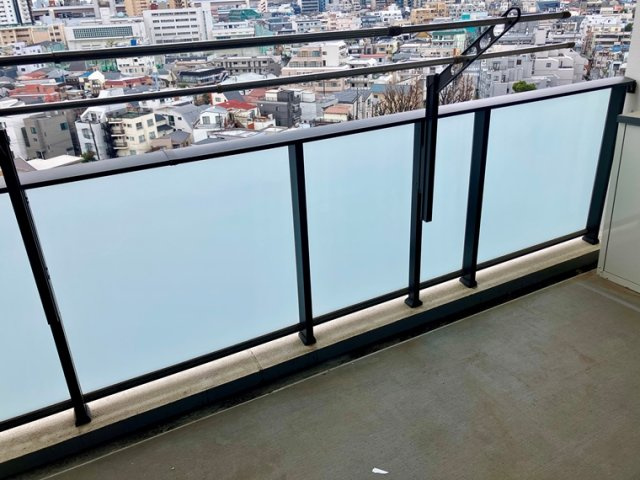 アトラス加賀のバルコニー