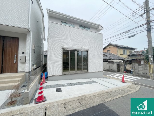京都市山科区川田西浦町　第1期　新築一戸建ての外観|お客様に長く安心して住んでいだだける事にこだわった家づくり！住んでからのアフターサービスにもしっかりと取り組んでいます！