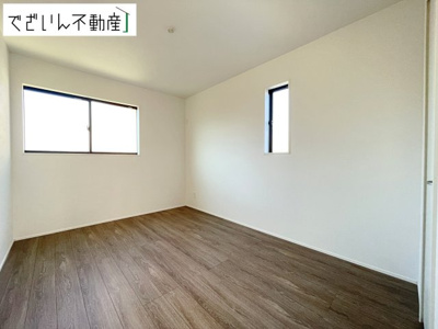 【洋室】 | GRAFARE羽生市中岩瀬　新築住宅 | ≪1号棟≫
現地(2025年12月撮影)